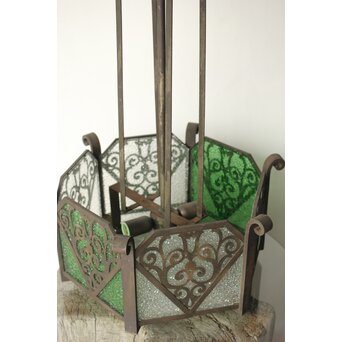 唐草模様 大シャンデリア照明　A041 