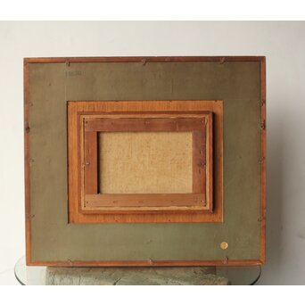 油彩4号 裸婦 額装　Z312 