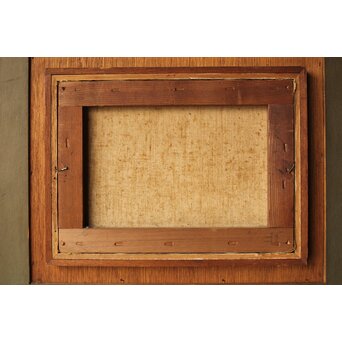 油彩4号 裸婦 額装　Z312 