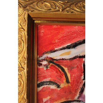 油彩 裸婦画 額装　Z313 