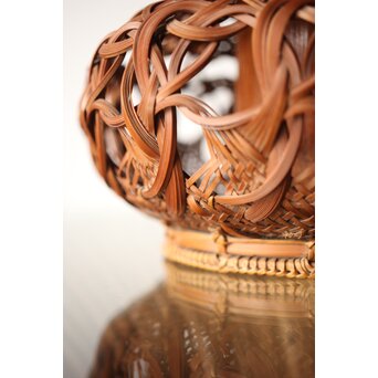 石川照雲 束編竹花籠　U303 