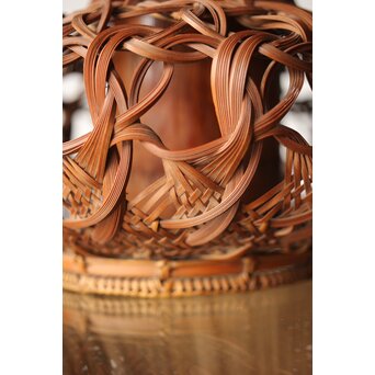 石川照雲 束編竹花籠　U303 