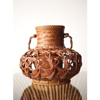 石川照雲 束編竹花籠　U303 