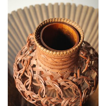 石川照雲 束編竹花籠　U303 