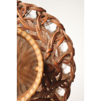 石川照雲 束編竹花籠　U303 