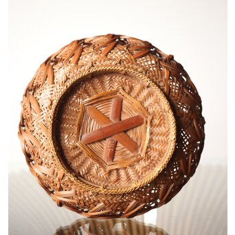 石川照雲 束編竹花籠　U303 