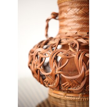 石川照雲 束編竹花籠　U303 