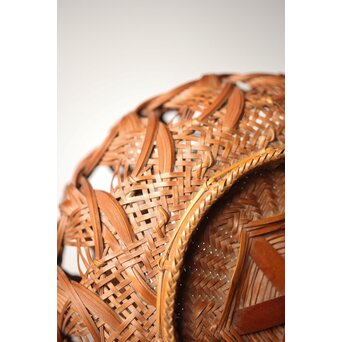 石川照雲 束編竹花籠　U303 