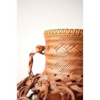 石川照雲 束編竹花籠　U303 