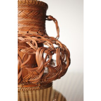 石川照雲 束編竹花籠　U303 