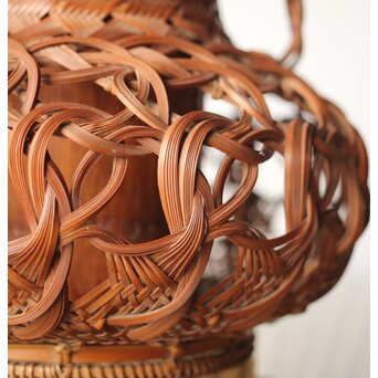 石川照雲 束編竹花籠　U303 