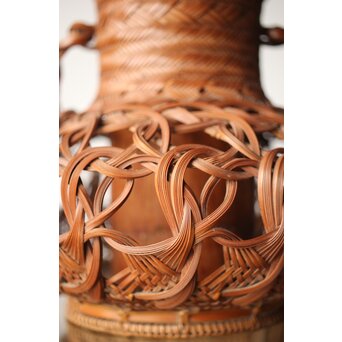 石川照雲 束編竹花籠　U303 