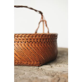 石川照雲 炭籠/竹籠　U306 