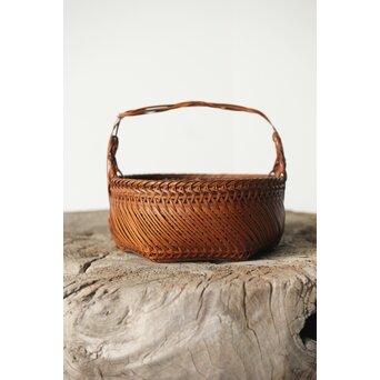 石川照雲 炭籠/竹籠　U306 