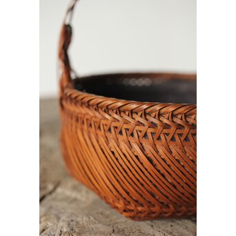 石川照雲 炭籠/竹籠　U306 