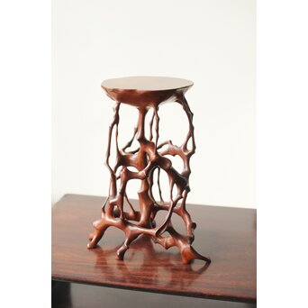 黄楊 天然木意 根木台 卓　X366 