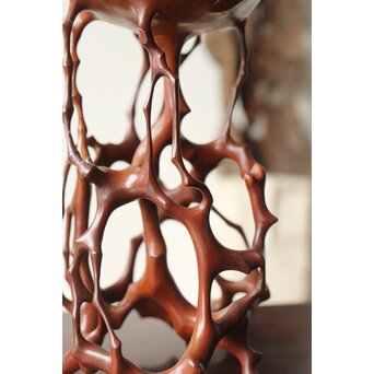 黄楊 天然木意 根木台 卓　X366 