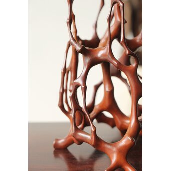 黄楊 天然木意 根木台 卓　X366 