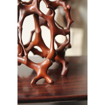 黄楊 天然木意 根木台 卓　X366 