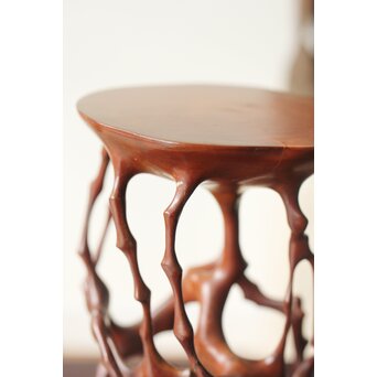 黄楊 天然木意 根木台 卓　X366 