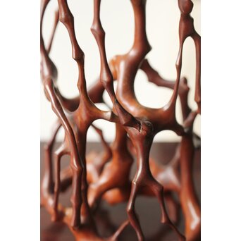 黄楊 天然木意 根木台 卓　X366 