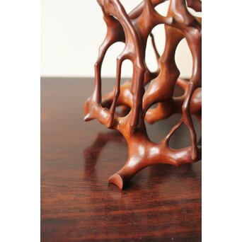 黄楊 天然木意 根木台 卓　X366 