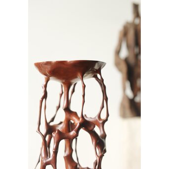 黄楊 天然木意 根木台 卓　X366 