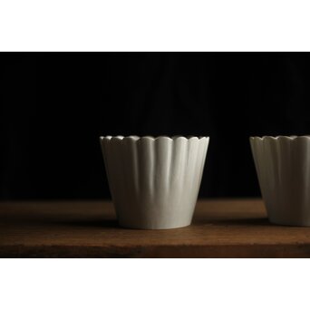 古伊万里白磁 小振菊型向付 3客1組　P352 