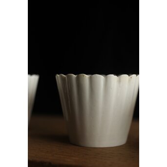 古伊万里白磁 小振菊型向付 3客1組　P352 