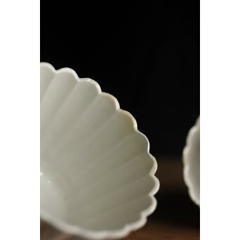 古伊万里白磁 小振菊型向付 3客1組　P352 