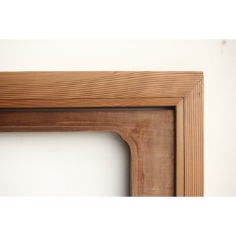 井波系か 鷹松木彫欄間 2枚1組　R0239 