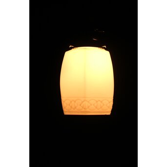 〇△模様 筒型電笠　A043 