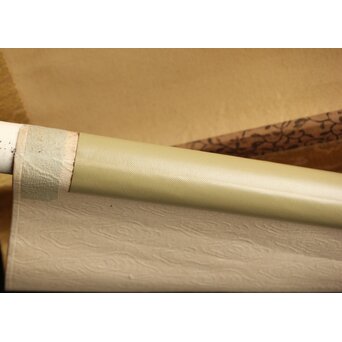 倣 柳里恭 柳沢淇園 絹本掛軸 吊花図 古筆了仲識箱二重箱　Z315 