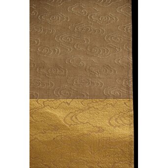 倣 柳里恭 柳沢淇園 絹本掛軸 吊花図 古筆了仲識箱二重箱　Z315 