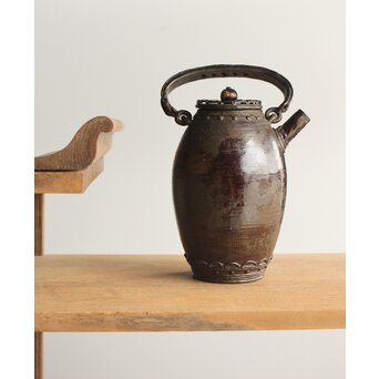 杉田禾堂 鋳造砲口水注　M329