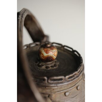 杉田禾堂 鋳造砲口水注　M329 