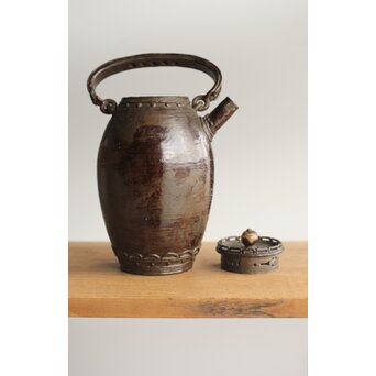 杉田禾堂 鋳造砲口水注　M329 