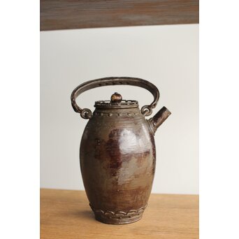 杉田禾堂 鋳造砲口水注　M329 