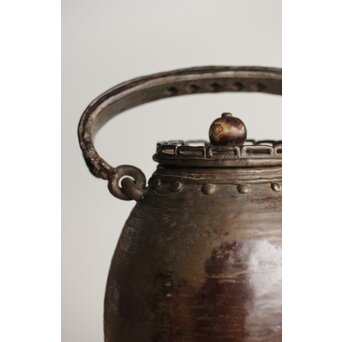 杉田禾堂 鋳造砲口水注　M329 