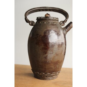 杉田禾堂 鋳造砲口水注　M329 