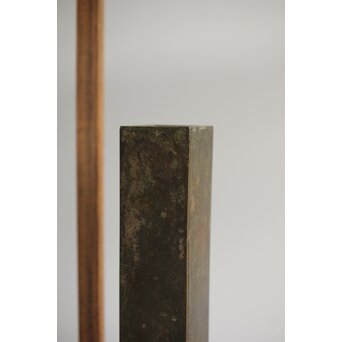 四方柱 古銅花器　M332 