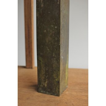 四方柱 古銅花器　M332 