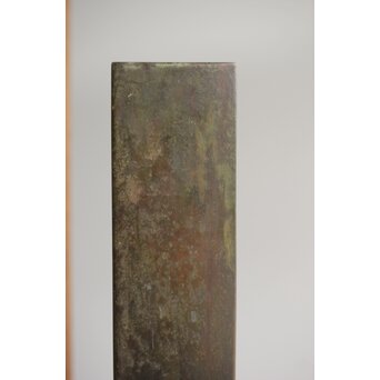 四方柱 古銅花器　M332 