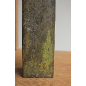 四方柱 古銅花器　M332 