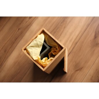 四方柱 古銅花器　M332 