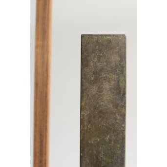 四方柱 古銅花器　M332 