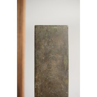 四方柱 古銅花器　M332 