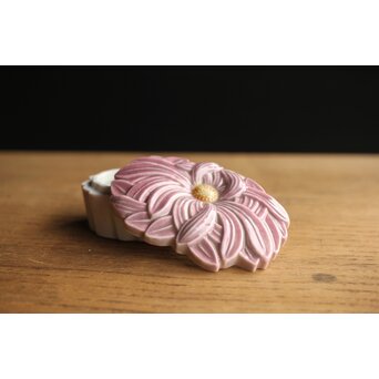 加藤友太郎設立 友玉園 陶寿/悟韻造 皇后陛下御下賜品 菊御香合 ボンボニエール　P354 