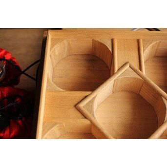 在銘 明治薩摩 煎茶碗五客揃 上仕立箱　P355 