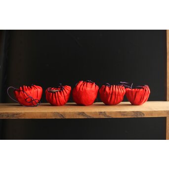 在銘 明治薩摩 煎茶碗五客揃 上仕立箱　P355 